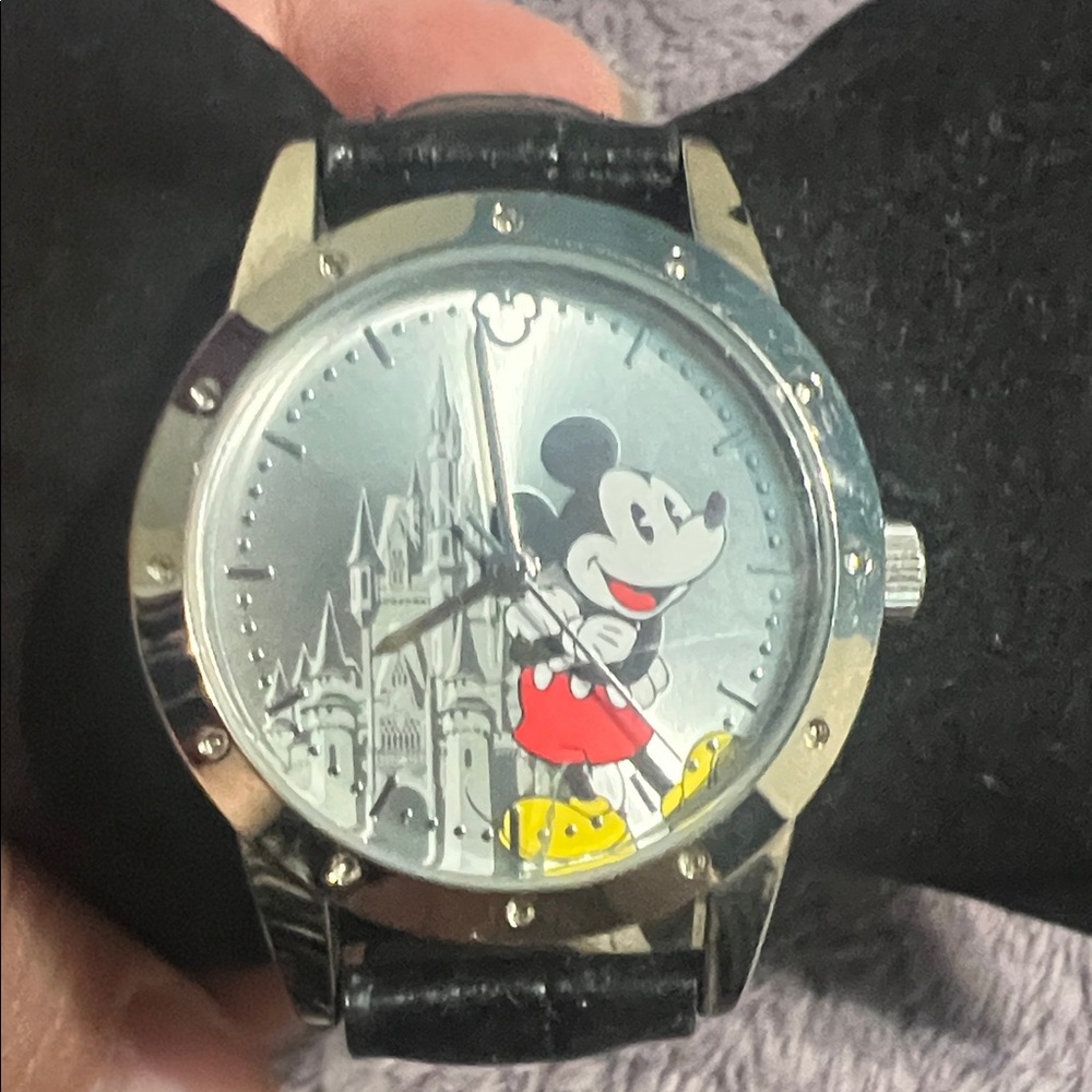 Disney Silver and Black Watch